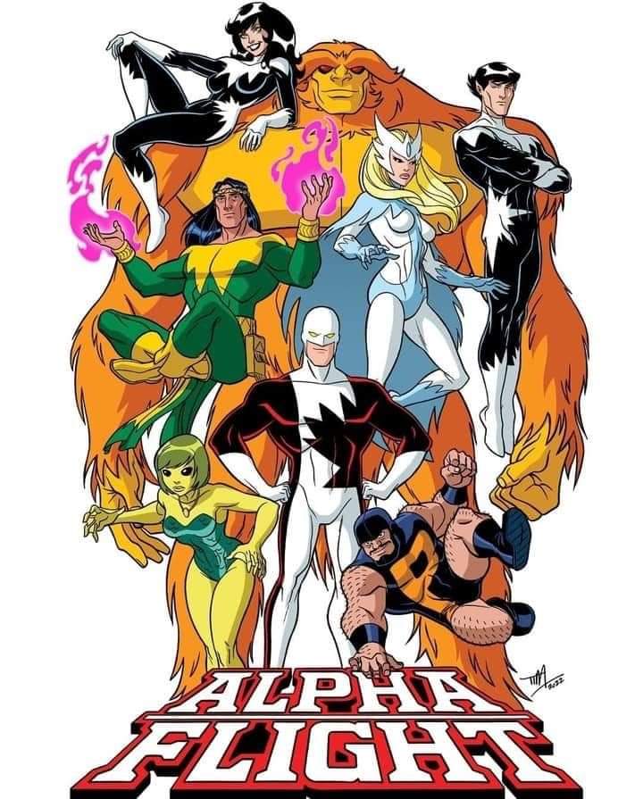 Qike41's tweet photo. #AlphaFlight Celebrando el 45 aniversario 🇨🇦 (1979-2024) 

Ilustración de #TimLevins https://t.co/qp4I9SOfRf