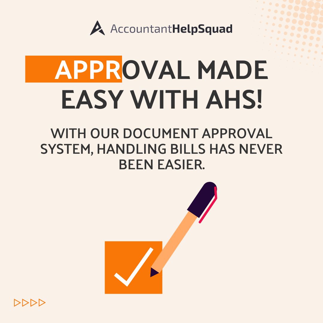 accounthelpsqd's tweet image. Approval Made Easy with AHS!
With our Document Approval system, handling bills has never been easier. Approve, decline, or schedule bills for payment all from one screen. AHS helps you manage your payable workflow like a pro!

#DocumentApproval #AHS #Accountanthelpsquad