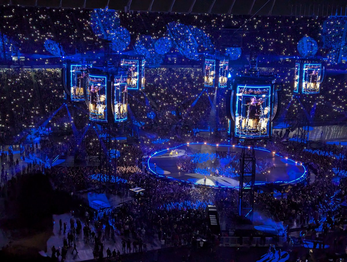 Couple of *amazing* shows by <a href="/Metallica/">Metallica</a> Friday and Sunday - wow! Loved all the deep cuts from Ride the Lightning and Puppets (even played Ktulu and Orion)! Great opening set from <a href="/FFDP/">Five Finger Death Punch</a> Sunday, too. Ears ringing, mouth grinning!