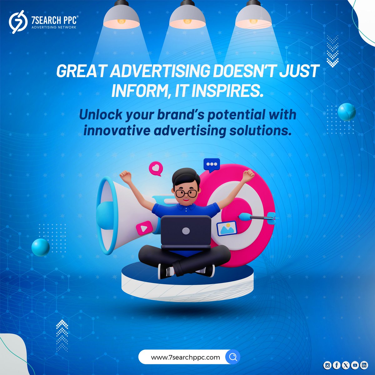 7searchppc_ads's tweet image. Inspire your audience with ads that speak volumes!📣Partner with 7Search PPC for unparalleled results.🎯
💻 𝐖𝐞𝐛𝐬𝐢𝐭𝐞: 7searchppc.com
.
.
.
.
#advertising #selfserve #adplatform
#ads #increasetraffic #7searchppc