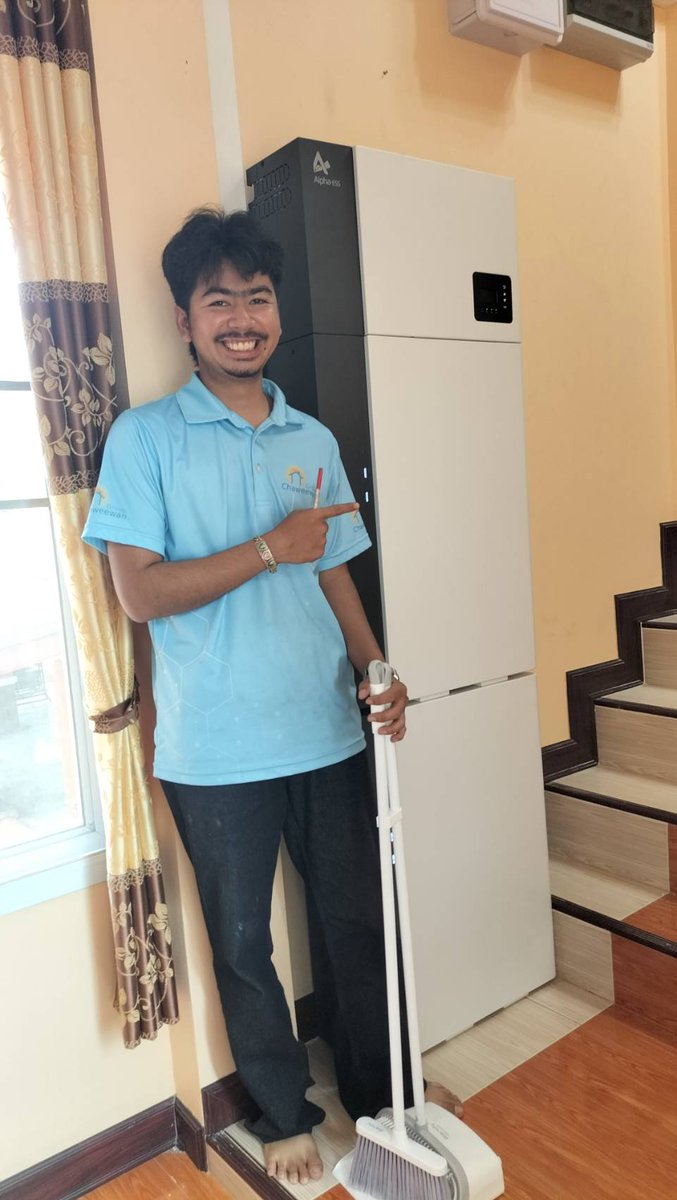 ChaweewanLtd's tweet image. #Yasothon #isan #AlphaESS #solarthailand #solarpower