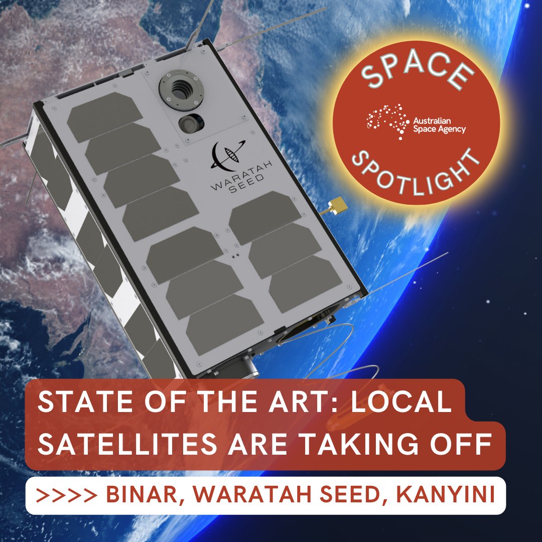 Australian Space Agency (@ausspaceagency) on Twitter photo It’s becoming common to see satellites funded by Australian states and territories – and six of them launched this month! Binar, Waratah Seed, and Kanyini feature in our latest Space Spotlight: space.gov.au/news-and-media…
<a href="/CurtinUni/">Curtin University</a> <a href="/Arc_Cuava/">ARC Training Centre CUAVA</a> <a href="/SmartSatCRC/">SmartSatCRC</a> <a href="/MyriotaGlobal/">Myriota</a> <a href="/inovortech/">Inovor Technologies</a> It’s becoming common to see satellites funded by Australian states and territories – and six of them launched this month! Binar, Waratah Seed, and Kanyini feature in our latest Space Spotlight: space.gov.au/news-and-media…
<a href="/CurtinUni/">Curtin University</a> <a href="/Arc_Cuava/">ARC Training Centre CUAVA</a> <a href="/SmartSatCRC/">SmartSatCRC</a> <a href="/MyriotaGlobal/">Myriota</a> <a href="/inovortech/">Inovor Technologies</a>