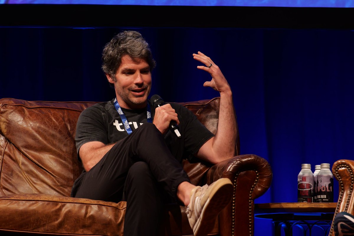 “I was crying on the running machine” admits <a href="/vanbadham/">Van Badham 🥥 🌴</a> when talking to Dan Blumm about the emotional impact of Bluey at #sd24