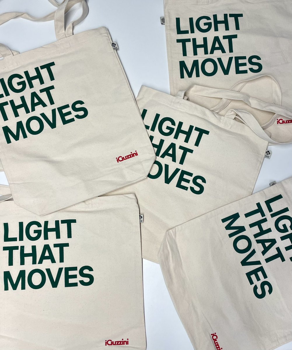 Carry the glow of innovation with <a href="/iGuzzini/">iGuzzini</a> new tote bags.
For those who move with Light✨#LightThatMoves #StyleInMotion