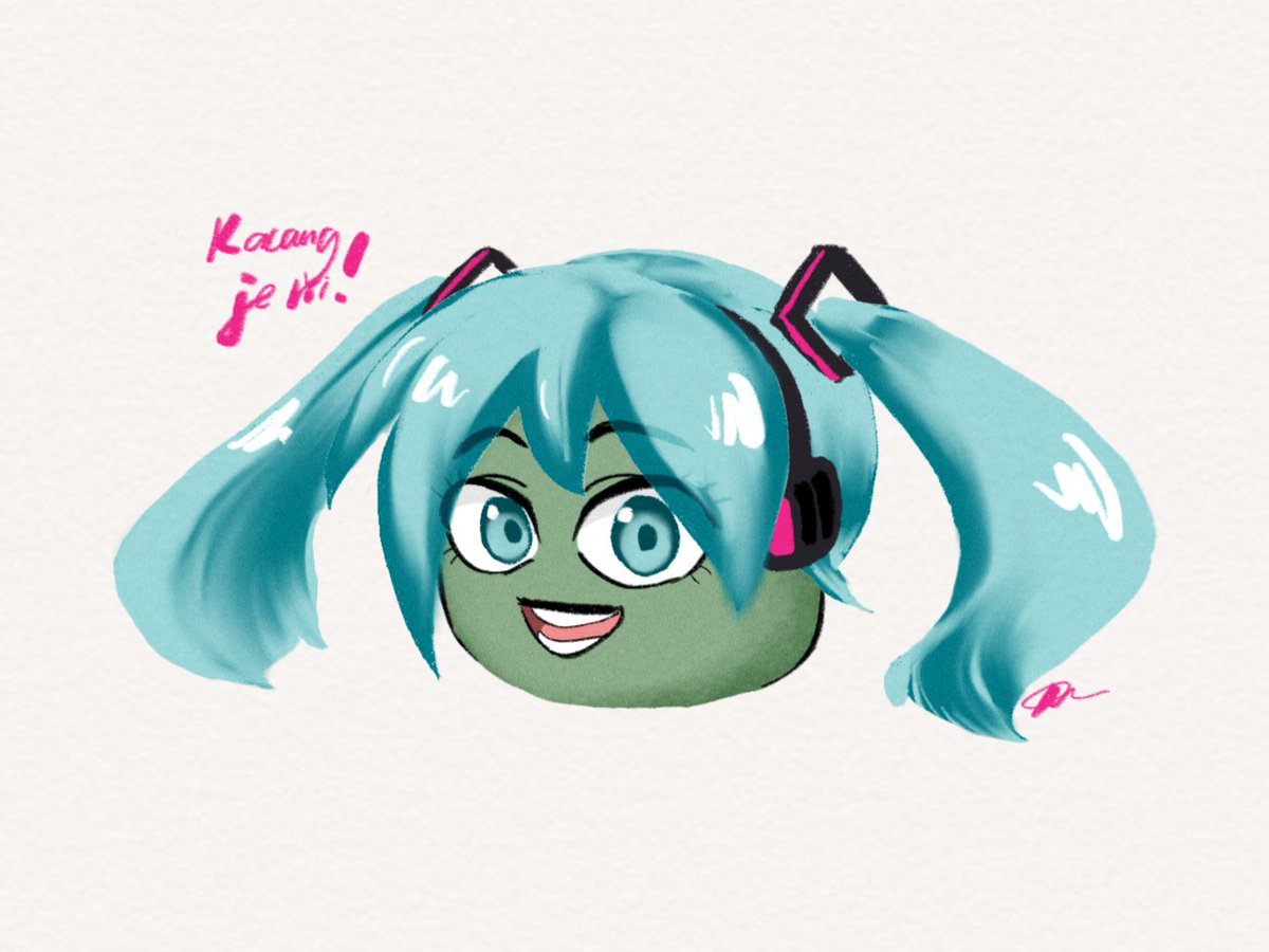 aflah_arjuna's tweet photo. A-adakah itu MIKU dalam gaya lukisan Kacang!? https://t.co/nn4jXQH8km