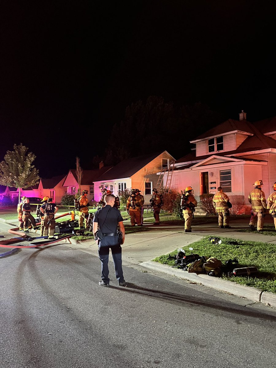 Crews are on scene of a working fire in a residence at 371 W. 19th. Crews made entry searched the area with heavy fire conditions and confirmed everyone was out. No injuries reported.