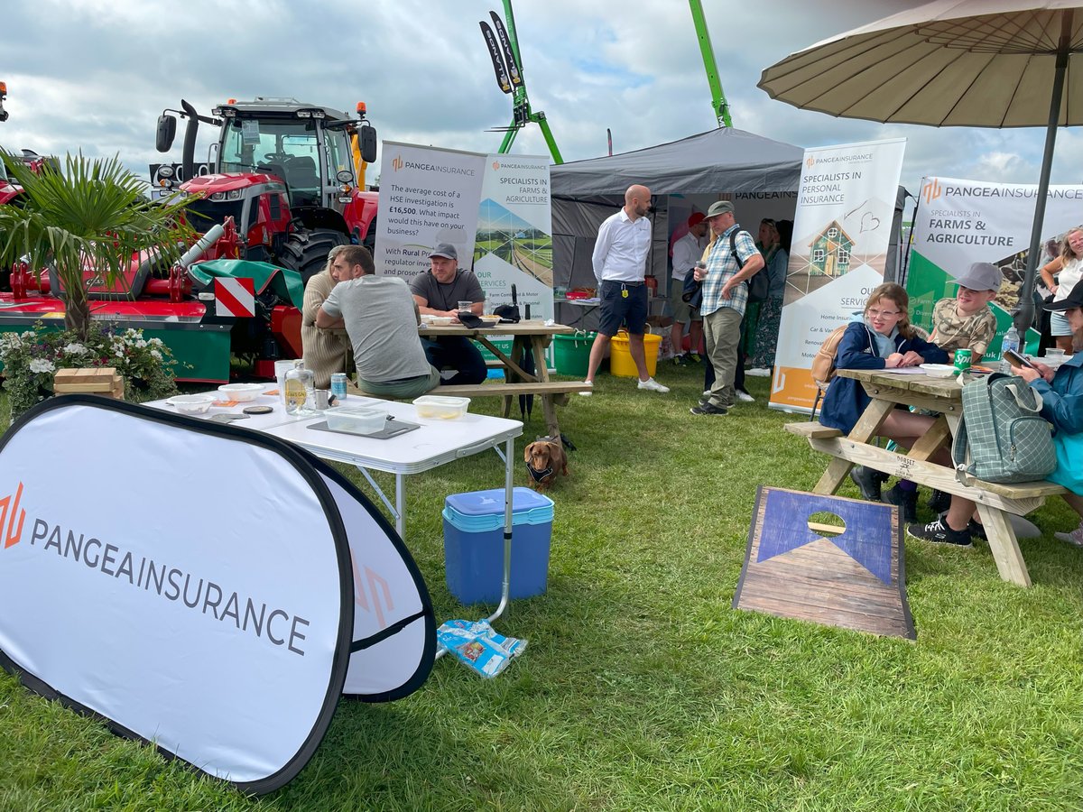 Day 1 complete 🚩 Thank you to everyone who came to see us yesterday at the Gillingham &amp; Shaftesbury Show, it was great to see both new and friendly faces 👋 🥐🍸

Will we see you here for Day 2 at the show? 

#farmshow #localbusiness #insurancebroker #agriculture #personal