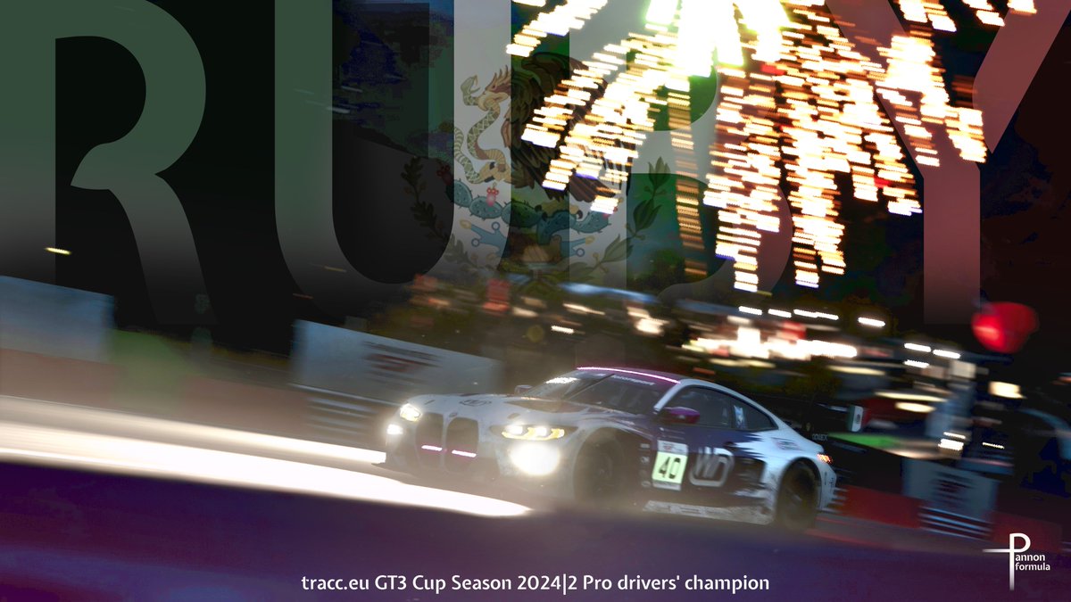 Your reigning <a href="/tracc_SimRacing/">tracc.eu</a> GT3 Cup Season 2024|2 Pro drivers' champion.
Huge congrats and thanks to @RubyNekomata and our partners <a href="/QueensEsport/">Queens' Design</a> for making this possible!