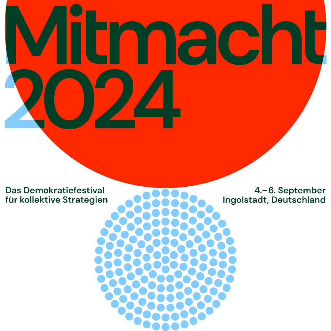 Vom 4.-6. September findet in Ingolstadt das #Mitmacht Festival 2024 statt. In der diesjährigen Ausgabe des Demokratiefestivals von Faktor D ist Mehr Demokratie gleich zweimal vertreten.
Anmeldung &amp; Tickets: faktor-d.org/mitmacht-2024/
