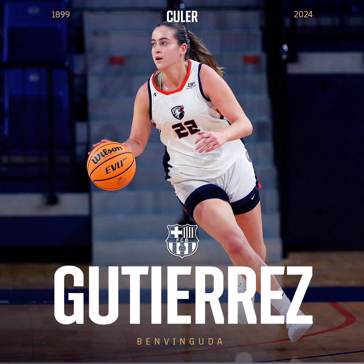 👋 𝐁𝐎𝐍 𝐃𝐈𝐀 𝐂𝐔𝐋𝐄𝐑𝐒, 𝐓𝐄𝐍𝐈𝐌 𝐍𝐎𝐕𝐄𝐓𝐀𝐓 ‼️

💙❤️ Benvinguda Montse Gutiérrez ‼️

🏀 Aler 183 cm

📊 23 anys

⛹️‍♀️ San Viator - Araba - Eastern Wyoming - University of Texas Tyler

🔴🔵