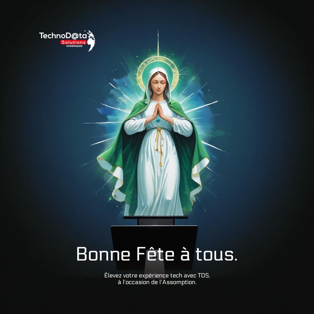TechnodataB's tweet photo. Bonne fête à toute la communauté chrétienne catholique.
Que la grâce de l'Assomption vous accompagne et vous inspire dans tous vos projets.🙏✝️

#technodata #ASSOMPTION #cOinternationalagency #Cotonou #recueillement #fêtereligieuse https://t.co/B2jbnOkt3A