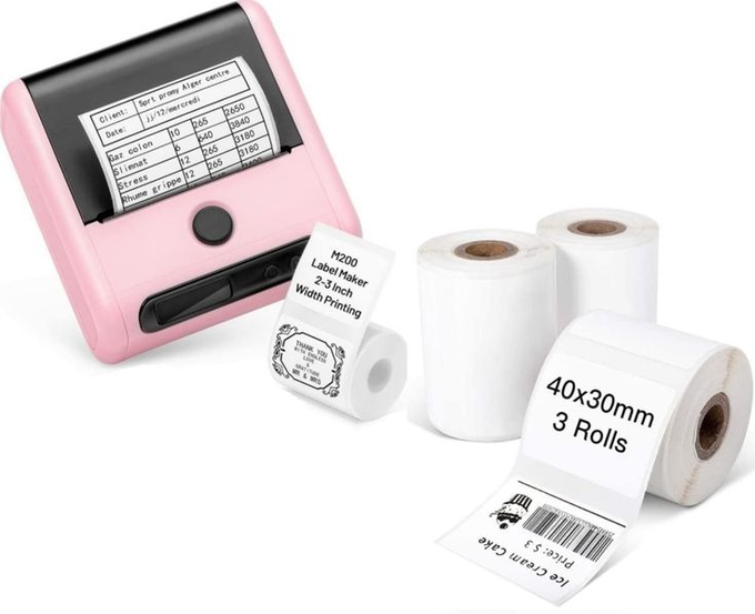 phomemo_store's tweet image. Phomemo M200 label makers  Bluetooth thermal label printer  
🌟Fashion style  
🌟Multipurpose using  
🌟20-80mm wider printing 
👉New arrival kck.st/4cJ7twi
#pink #miniprinter #pocketprinter #thermalprinter #labelmaker #labelprinter #phomemo #phomemostore
