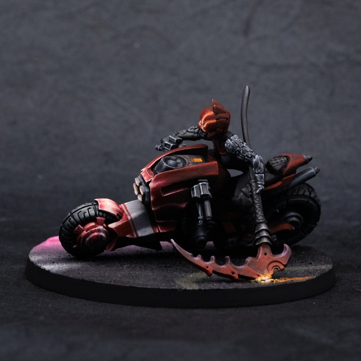 yokaiminip's tweet photo. Kuroshi Rider - Finish
明日は仕事なのでこれで完成&提出です
#InfinityUniverse #InfinityPaintContest #InfinityPeopleChoice #infinity #Infinitythegame #corvusbelli #Warmongers #NMM #ファレホ #筆塗り #ミニチュア #wip https://t.co/KxS8TVrKNR