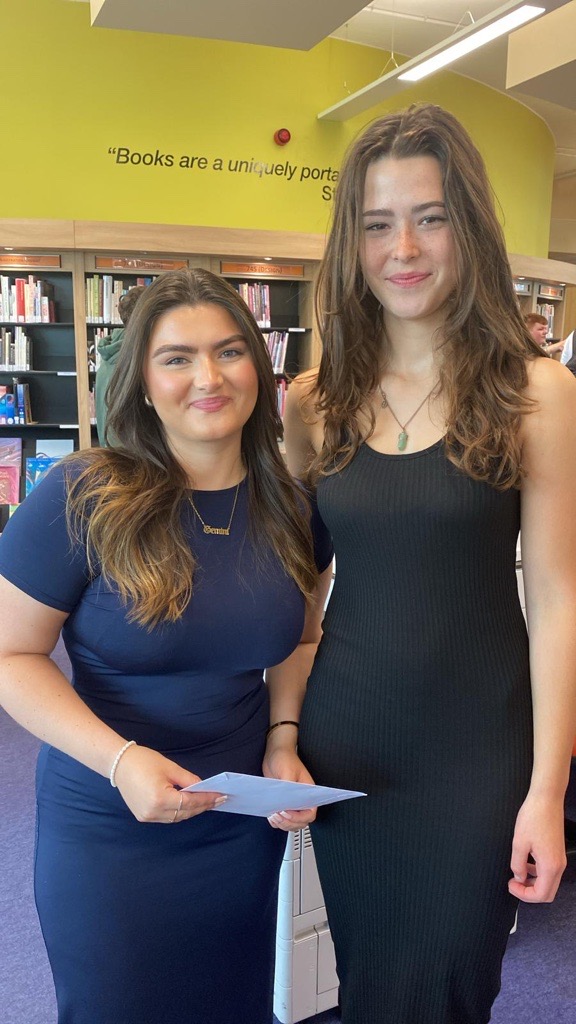 We met two Health T Level students collecting their results <a href="/NSCGStafford/">Stafford College</a> today. Carma (on the left) is going on to become an apprentice Pharmacy Technician. #TLevels #Results2024  🎉 👍 🎉
