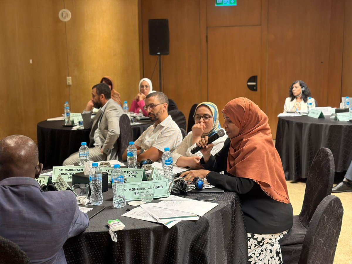 AfricaCDC's tweet photo. Big news from North Africa RCC! The inaugural Regional Technical Advisory Committee (#ReTAC) meeting just wrapped up in Cairo, #Egypt, and history was made.

Kudos to Dr. Sina Haj Amor, Tunisia’s Director General for International Cooperation, on being elected the first-ever female Chair of ReTAC. She is ready to turn this confidence into real change, driving collaboration and action across the region.
Special thanks to Dr. Hassany, Egypt’s Assistant Minister of Health for Public Health Initiatives, for opening the meeting, and to Ambassador Nadir, Ag. Head of AU Permanent Delegation to the League of Arab Nations, for the powerful keynote.
North Africa RCC is stepping up, and we’re just getting started. Stay tuned for more!
#PublicHealth #WomenInLeadership