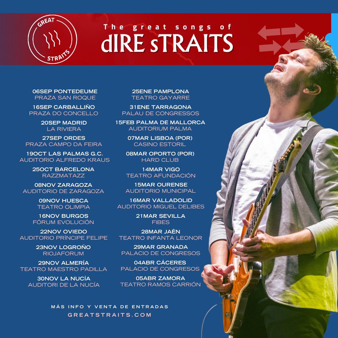 OscarRosendePaz's tweet image. 😍 O que está por vir é algo marabilloso, pero o que temos pendente de anunciar nin o imaxinades 🥳
 
‼️Estade atent@s 😉‼️

Facemos unha porra do que pode ser ⁉️😱

#greatstraits #direstraits #direstraitstribute #direstraitshow #knopfler #markknopfler #tour #rock #gira #xira