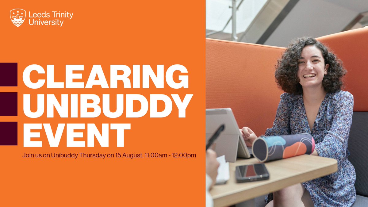 Got a question about #Clearing?

Join our Unibuddy Live event from 11:00am - 12:00pm to chat with current students and learn about Clearing and life at LTU. 

Sign up to Unibuddy and join the event: ow.ly/kpCF50SWRpK