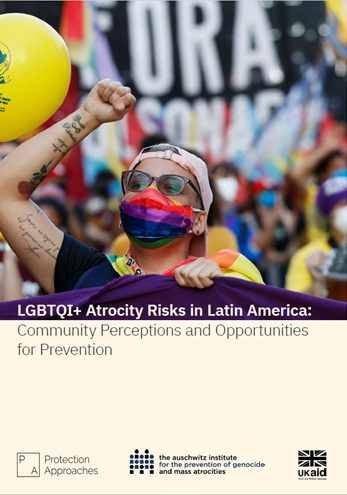 🏳️‍⚧️Report Launch Today!: LGBTQI+ Atrocity Risks in Latin America🏳️‍🌈 

Documenting first-hand perceptions of LGBTQI+ risks in Latin America this report identifies concrete opportunities for intersectional atrocity prevention

Register here: tinyurl.com/QAPLatam
