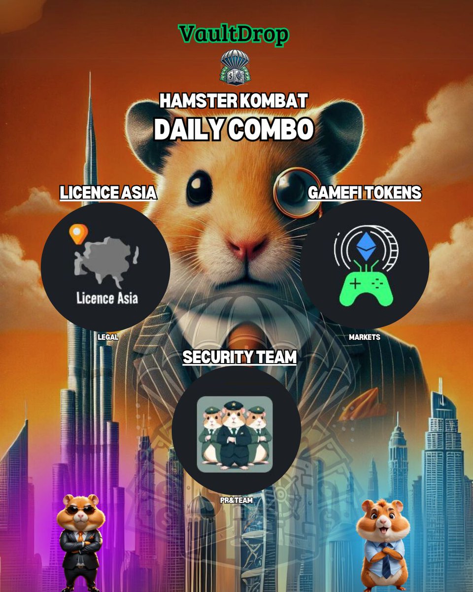 Vault_Drop's tweet photo. 🔥 Daily Combo Cards in Hamster Kombat🔥 https://t.co/ZaJLK78NTh