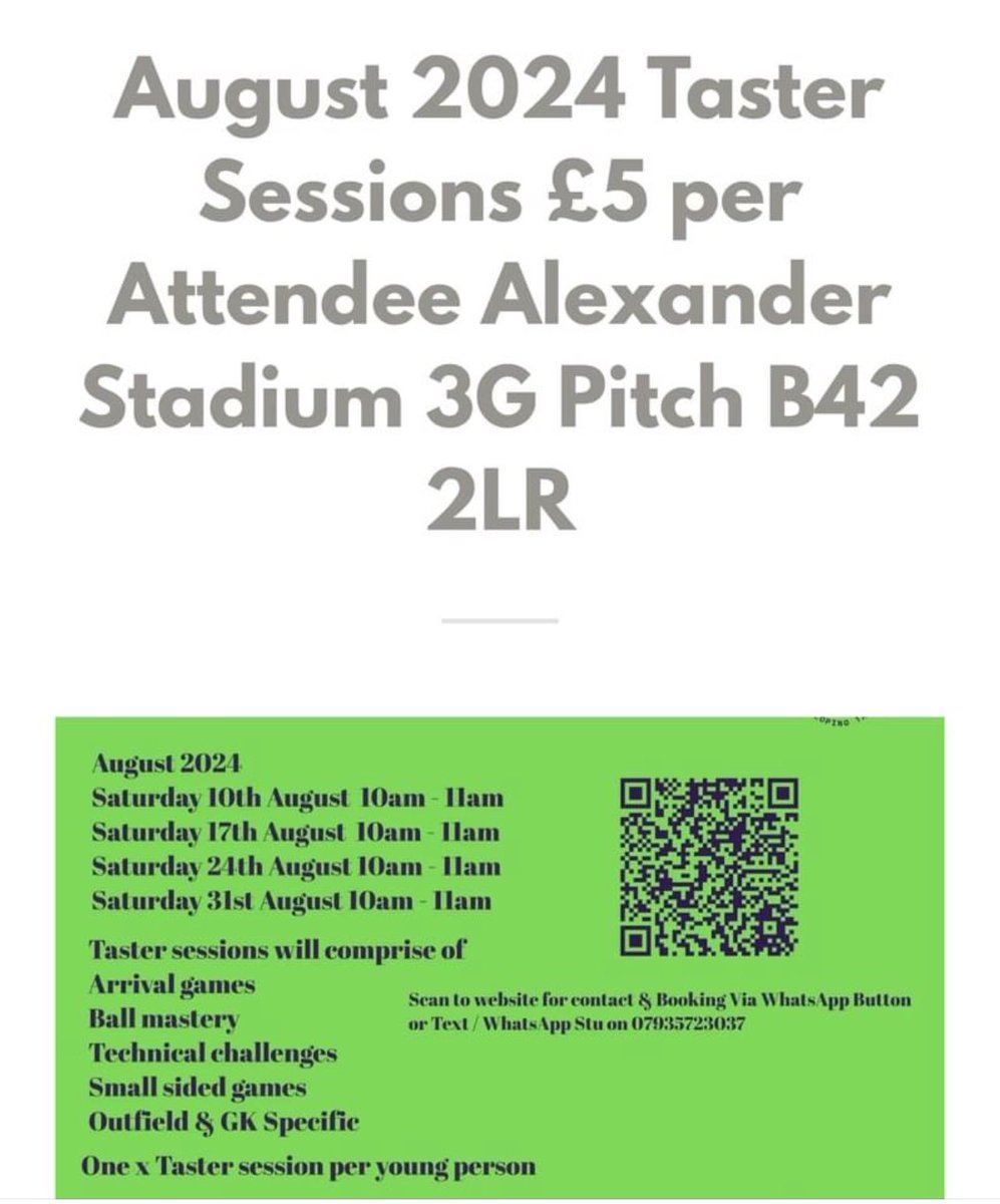 StuRichards10's tweet photo. Elite Touch Football Academy invite you to come try our football fun taster sessions Saturday 17th August. 10:00am-11:00am to confirm your space please WhatsApp or text 
me Stu on 07935723037. All Welcome ⚽️🥅⚽️🧤🧤⚽️🥅 Please like &amp; give us a share 😊👍🏻 https://t.co/wjw1BMyJYa