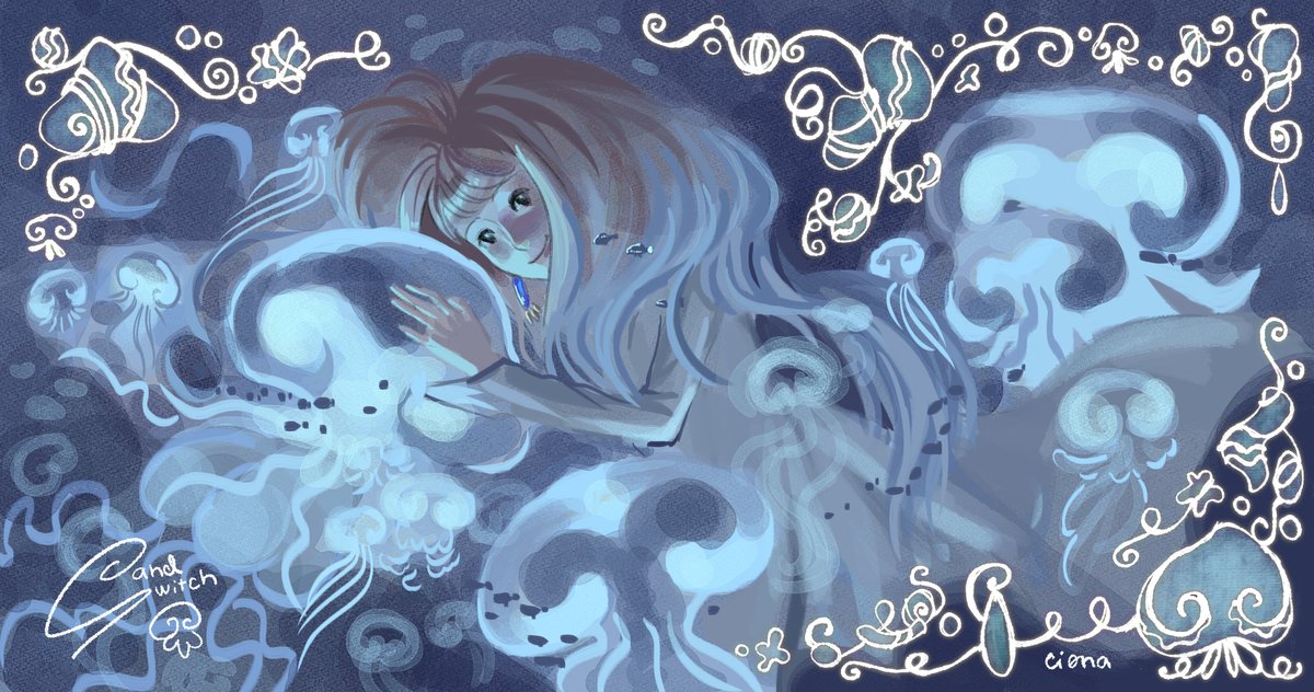 sa_n_dwitch's tweet photo. my lovely oc Enya 🪼 https://t.co/WtHhqsajbQ