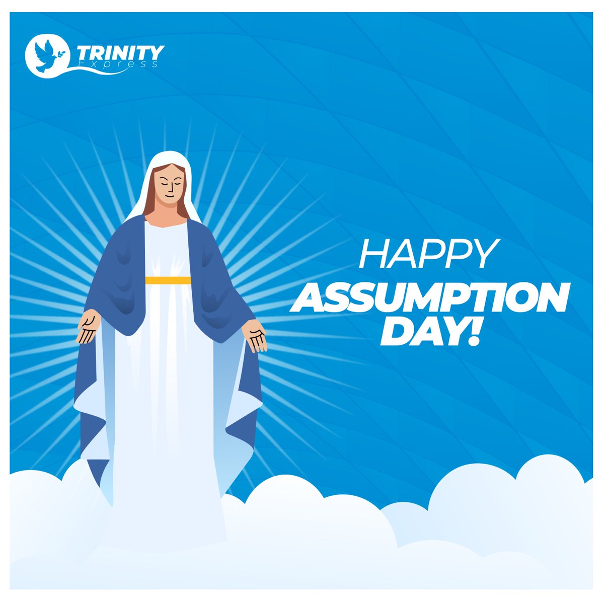 trinityexpress_'s tweet photo. Wishing you a peaceful and grace-filled Assumption Day. #Blessings" https://t.co/LGepAiYlYP