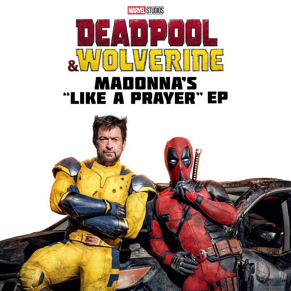 DEADPOOL &amp; WOLVERINE - MADONNA'S LIKE A PRAYER EP 🙏🏾Featuring the classic original track, the remix featured in the film and the choral version of the song that runs with the end credits. LISTEN: m.lnk.to/DWLAP