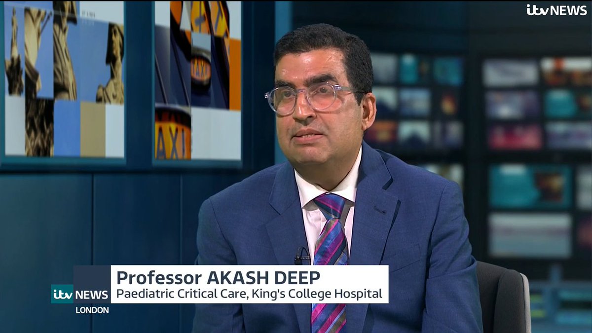 💬 "Sepsis is a ticking time bomb."

#ICYMI: Prof Akash Deep was interviewed on @ITVLondon news last night, giving advice to parents on how to spot the signs of #sepsis.

You can watch <a href="/aakashdeeparora/">Akash Deep</a>’s full interview on ITV Player ➡️ bit.ly/4dG4IfB