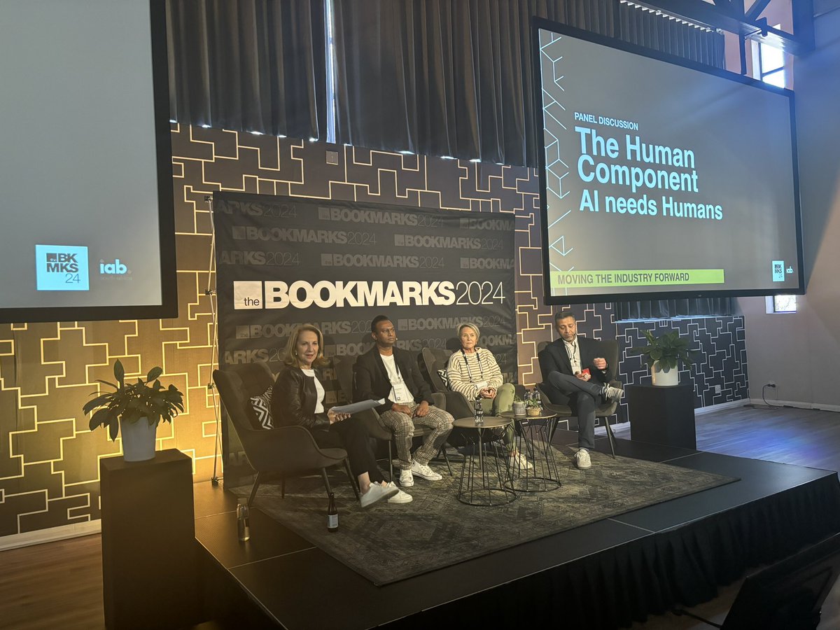 Biz_Marketing's tweet image. Delighted to have Biz marketing &amp;amp; media editor, @danetteb4 taking part in the panel discussion with fellow creatives and marketing enthusiasts. Panel chaired by @Annnurock. @iab_sa 
 
#iabbookmarks