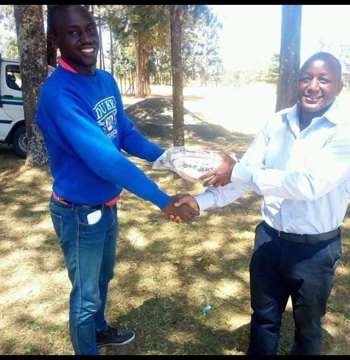 Coach Ben Amboko and <a href="/BreviaM/">Real Brevia</a>  in 2016

They both helped Friends Bwake Boys Rugby team to win the KSSSA Rugby 7s Nationals this year,2024 as Coaches. 
#TBT