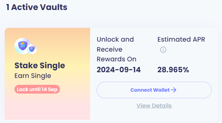 single_finance's tweet photo. 📢 Monthly Vault 📢

Unstake your $SINGLE from the 14 July to 14 Aug Monthly Vault to enjoy the reward from the previous Vault!🏦

Stake your $SINGLE in the new monthly vault until 15 Sep 2024 to earn 28.965% APR!🔁

🔓🔒: https://t.co/yfVFXAT2Fi https://t.co/DSXXBQBx2a