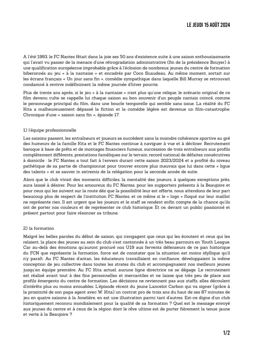 Rendez-nous le FCN tweet media