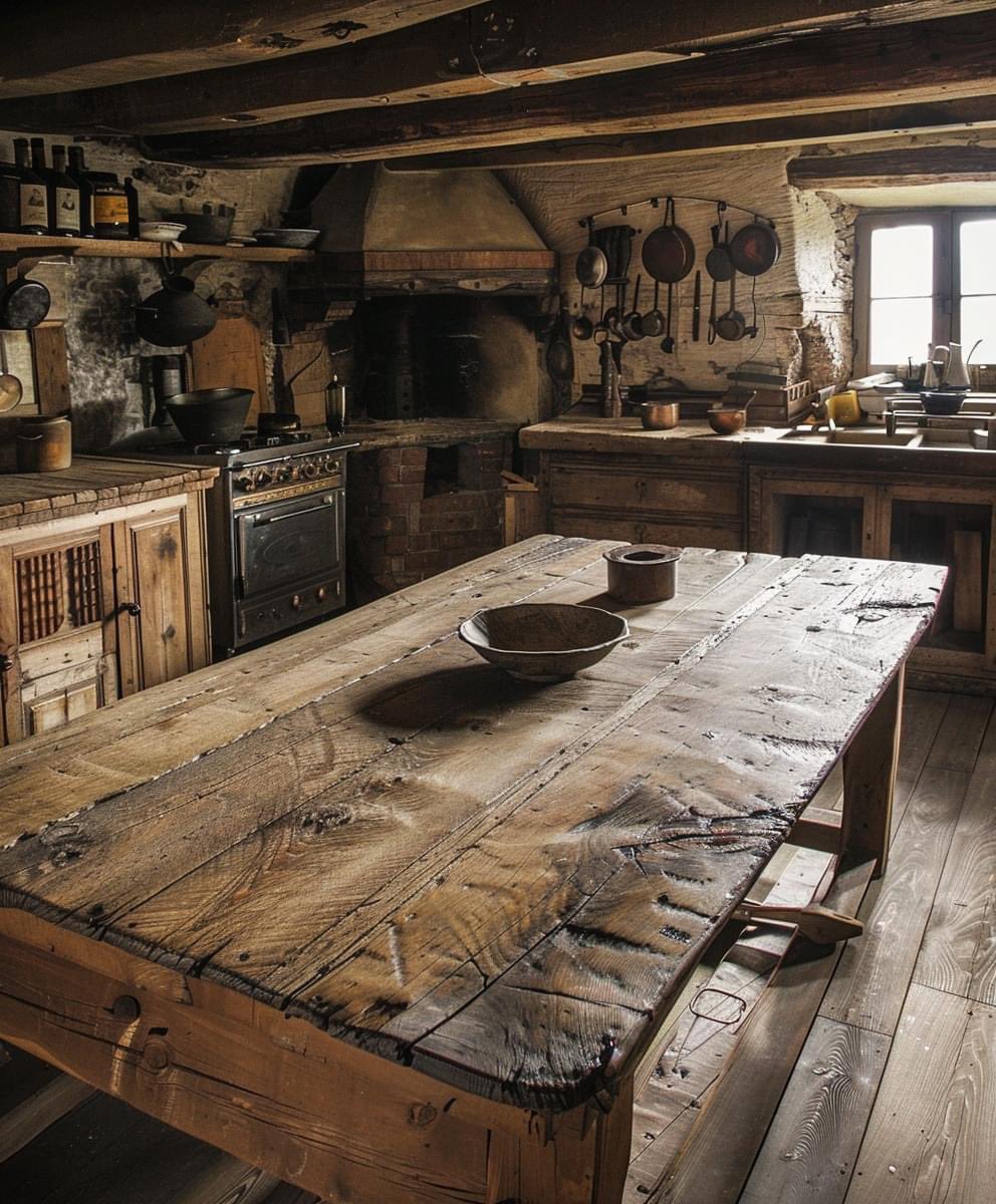 C’était ça, la vie à la campagne : une pièce polyvalente qui servait à tout. 🤩