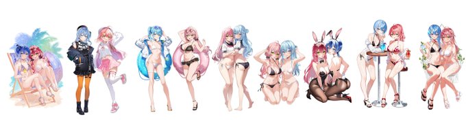 いままで描いたmiCometアクスタ!
結構描いてるなぁ～! 