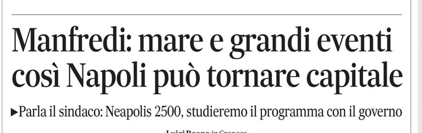 Nel XXI secolo, la vivibilità e la sostenibilità sono i veri "Grandi Eventi", sono elementi essenziali per rendere un territorio veramente attraente a livello internazionale Siamo nell'era dei cambiamenti climatici i grandi eventi sono impattanti ed energivori non dimentichiamolo