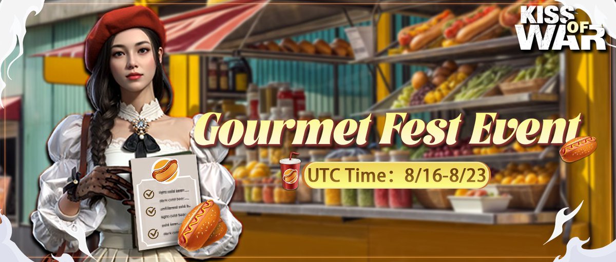 -𝐒𝐧𝐞𝐚𝐤 𝐏𝐞𝐞𝐤-
[𝐀𝐮𝐠𝐮𝐬𝐭 𝐆𝐚𝐦𝐞 𝐄𝐯𝐞𝐧𝐭 - 𝐆𝐨𝐮𝐫𝐦𝐞𝐭 𝐅𝐞𝐬𝐭 ]

With summer approaching, we have prepared a special event for you to enjoy a double feast of delicious food and rewards in the game!

Event Time: 𝟐𝟎𝟐𝟒.𝟎𝟖.𝟏𝟔-𝟐𝟎𝟐𝟒.𝟎𝟖.𝟐𝟑 (𝐔𝐓𝐂)