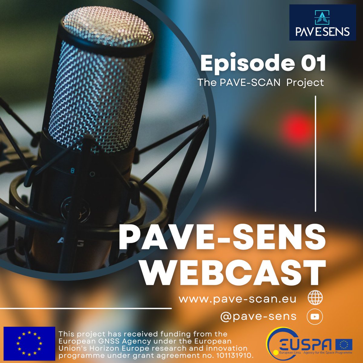 PaveSens's tweet photo. Episode 1 of our 'PAVE-SENS Webcast Series', has been released. The webcast talks about the #EU4Space-funded project, the project consortium, the project goals, and the derived technologies on roadway assessment.

The webcast can be found on Youtube:
https://t.co/PvWw3xYpMv https://t.co/5WeGJm9V2G