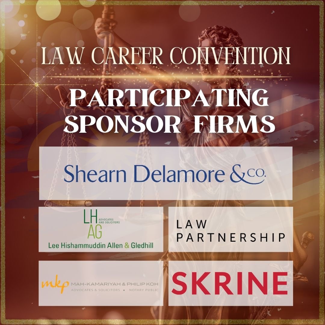 KPUM79's tweet photo. [KPUM’s Law Career Convention 2024 - ‘Legal Consonance’ - Participating Firms and Organisations]

Shearn Delamore &amp; Co.
LAW Partnership
Skrine
Lee Hishammuddin Allen &amp; Gledhill
Mah-Kamariyah &amp; Philip Koh
Raja, Daryl &amp; Loh
Shook Lin &amp; Bok
D&amp;P Law Group (David &amp; Paulian) https://t.co/WEJJvBIzzC