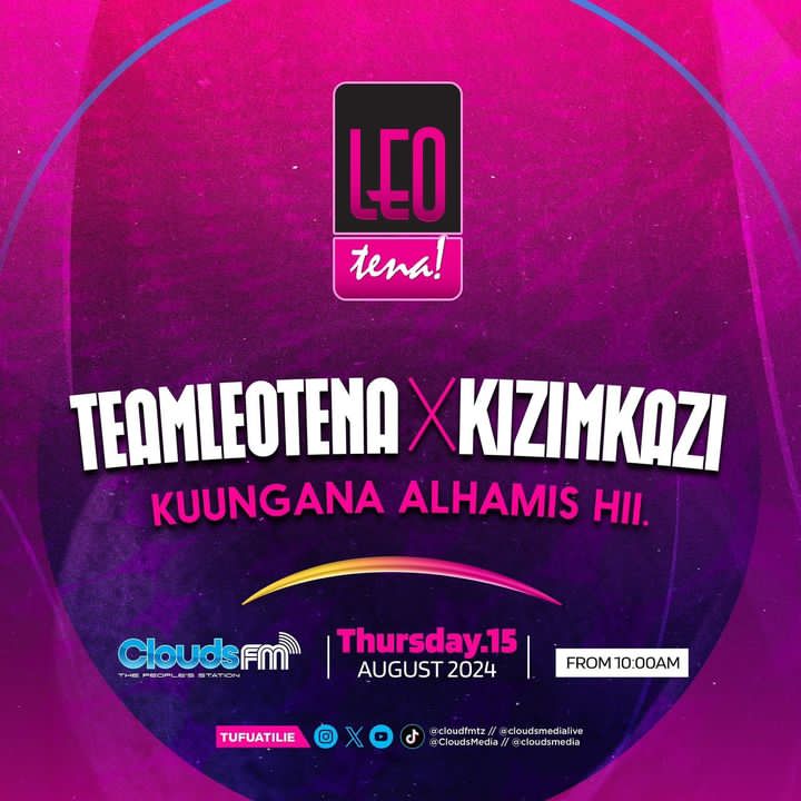 frankkachelewaa's tweet photo. Ni muunganiko  wa team #LeoTena na waratibu wa Kizimkazi Festival watazungumza jambo alhamis hii.

Kuanzia saa nne kamili asunuhi mpaka saa saba mchana.

Cc. @dahuuofficial @geahhabib @josemara @praf.paparaz https://t.co/PKwYicqvFE