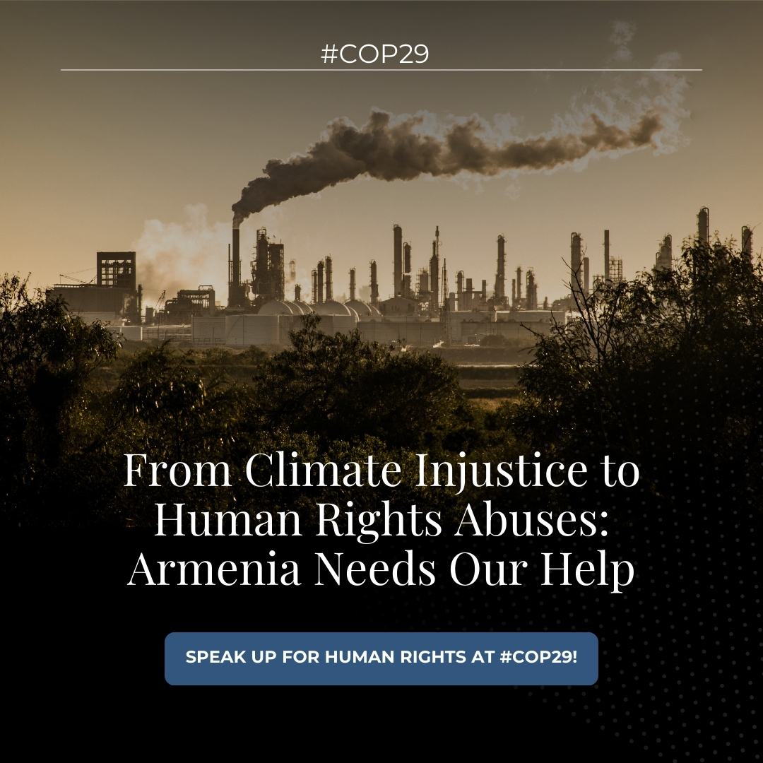 As we push for a greener planet, remember #COP29 is in Azerbaijan—a country guilty of human rights abuses in Nagorno-Karabakh. This hypocrisy weakens our mission #StopGreenwashGenocide #FreeArmenianHostages #FreePoliticalPrisoners