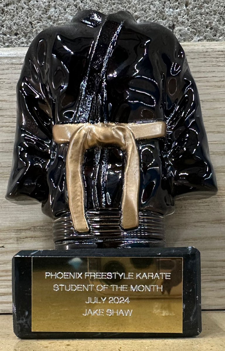 PFKKILLINGWORTH's tweet photo. Phoenix Freestyle Karate
Student Of The Month
July 2024
Jake Shaw https://t.co/mgOPoTj8uk
