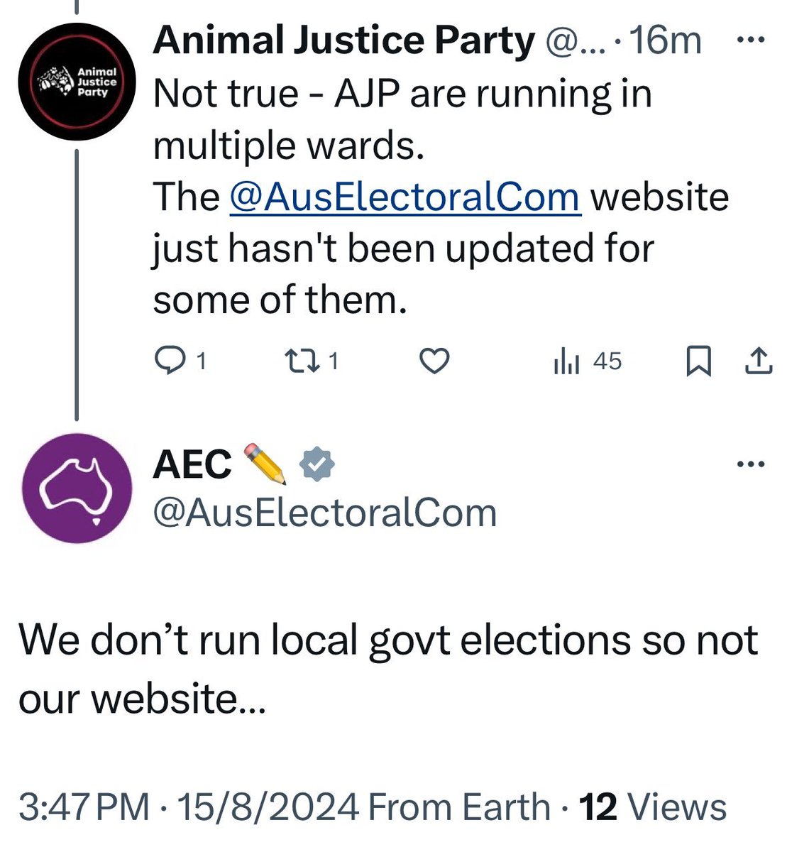 CamDimsey's tweet image. It seems AJP know even less about politics than they know about animal welfare.

I guess that wasn't really a surprise.