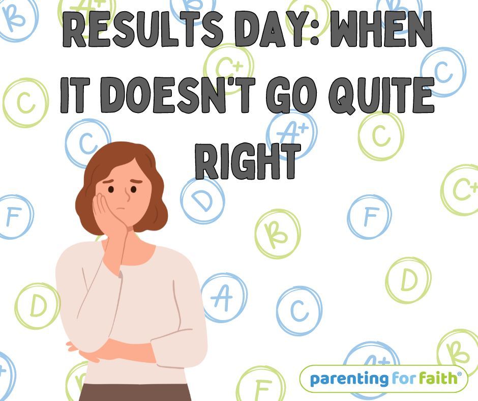 With A Level results coming out today and GCSE results approaching, we thought it might be helpful to share some tips for how we can support our teens if their exams didn't quite go as well as they'd hoped.

Read here - parentingforfaith.brf.org.uk/post/results-d…