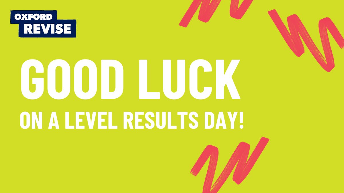Good luck to everyone getting A Level results today! It's a big day for students, parents and teachers. We're thinking of you all and wishing you well! 🍀✨

#ALevelResults #ResultsDay