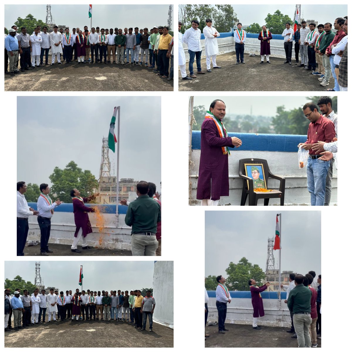BPCLGAS_BANKURA's tweet photo. *Greeting from  Bankura GA*

*Happy 78th Independence Day to all !!!*

We celebrated Independence Day at the BPCL office with all staff members,  PMC, and  vendors.
#HarGharTiranga2024 
#Bharatpetroleum https://t.co/SGZjMTyaSb