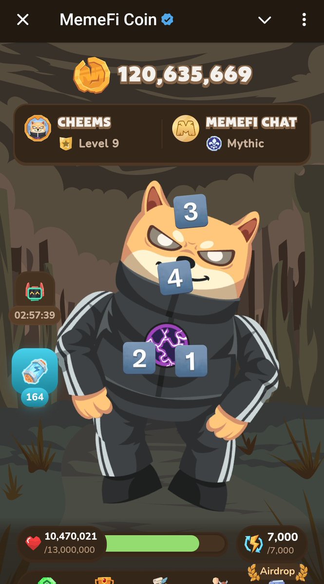 VaveylaCrypto's tweet photo. #MemeFi Secret Tap Combo 15 August
🔥Secret bonus 500.000 coins in the MemeFi game
Memefi combo = 3 - 3 - 1 - 2
Like Rt ♥️ Follow ↪️ @VaveylaCrypto
#memeficombo #dailycombo #HamsterKombat #tabswap https://t.co/mw8Jp4GtF6