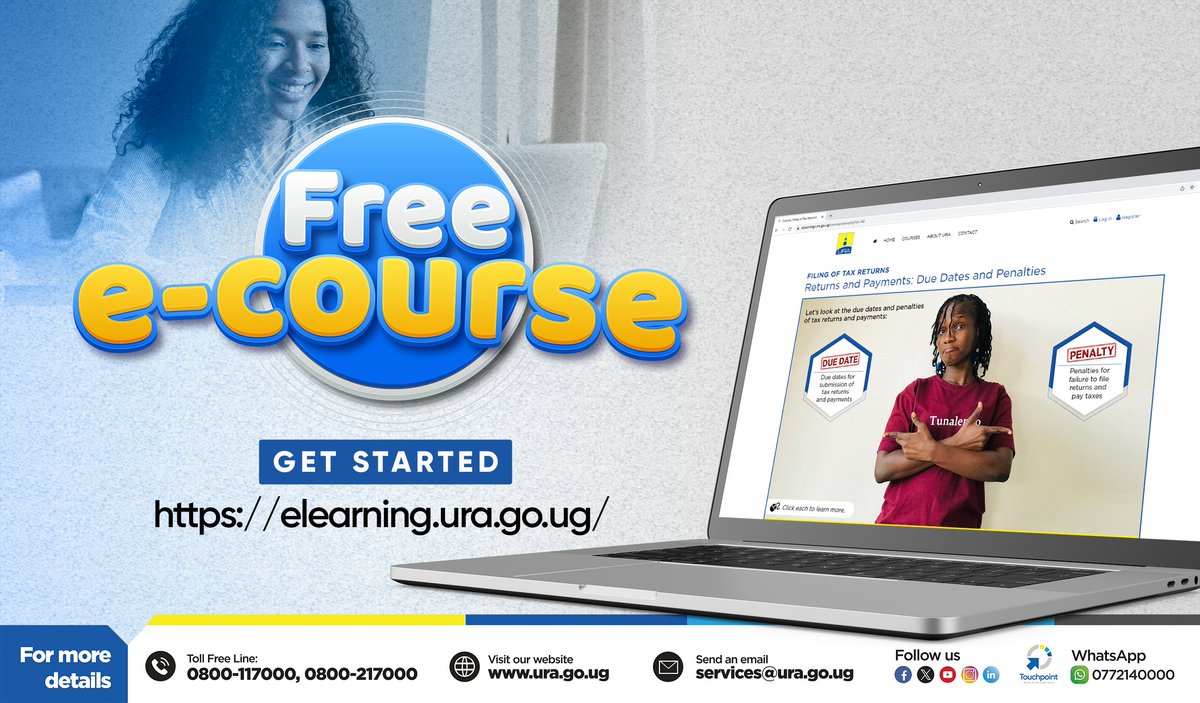 URAuganda's tweet photo. Filing your returns doesn't have to be such a bitter pill to get through?

Take a quick tutorial on how to get through the process with ease.
⬇️👨‍💻✏️

https://t.co/88WcJxDOOJ

#URATickTock
#IBuildUganda
#TaxMchuzi https://t.co/drwz9HwJJE