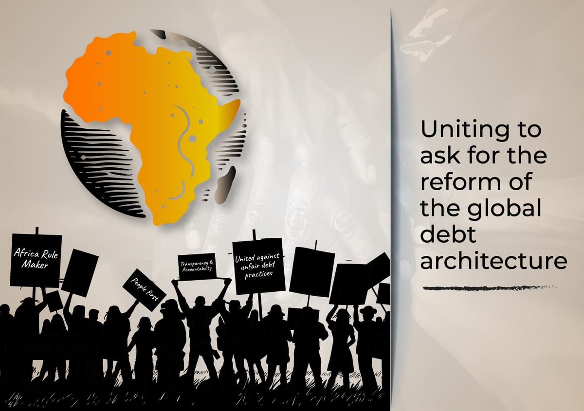 AFRODAD2011's tweet image. African governments, the @_AfricanUnion, Civil Society Organisations and other actors should rise in unity and ask for the reform of the global debt architecture in a manner that equalises the loan contraction processes. "The ecosystem that our countries are functioning in is not…