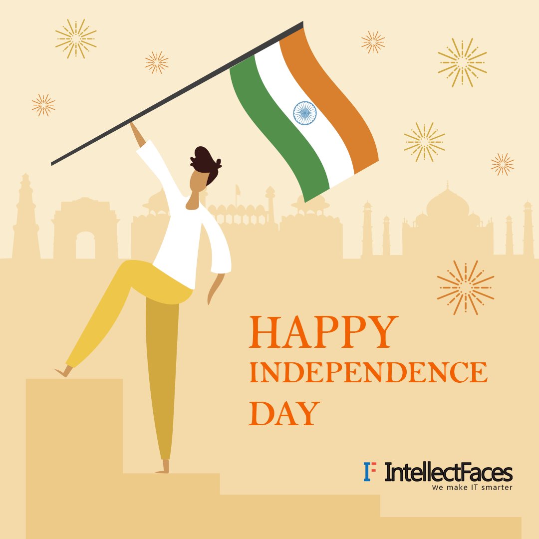 intellectfaces's tweet image. True freedom comes from fighting for it. 
Our journey to independence has been one of determination and unity. 
Let’s move forward with a vision of success and progress.
#independenceday #15thaugust #freedom #jaihind #intellectfaceswishes