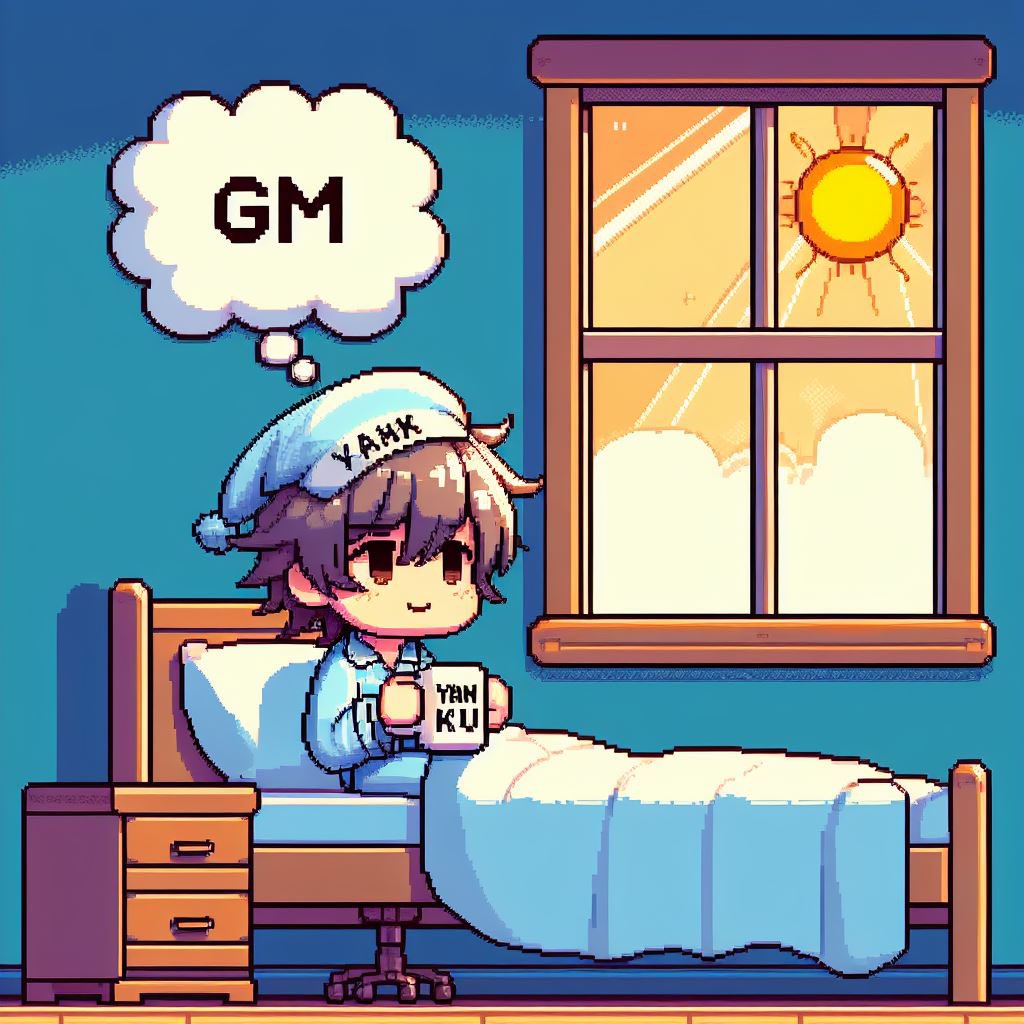 YankuNFT's tweet image. Good morning Yanku ☀️ 

We are Currently at 583 Mints. 🚀 

Once we pass 600 mints we are close to the first mint incentives. 👀 

#Yanku